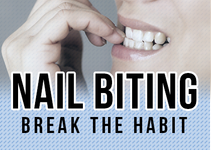 Lexington dentist, Dr. Kevin Brewer at Brewer Family Dental shares why nail biting is bad for your oral and overall health, and gives tips on how to break the habit!