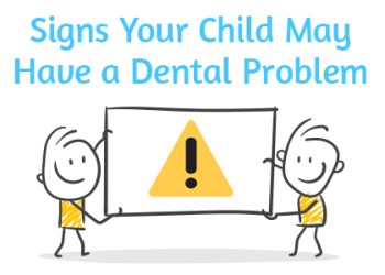 Lexington dentist, Dr. Kevin Brewer at Brewer Family Dental lets parents know their child might have a dental problem if they’re exhibiting these symptoms.
