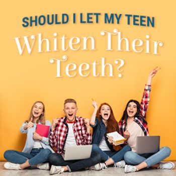 Lexington dentist Dr. Kevin Brewer at Brewer Family Dental talks to parents about when it’s safe for teenagers to whiten their teeth and why professional treatments are best.
